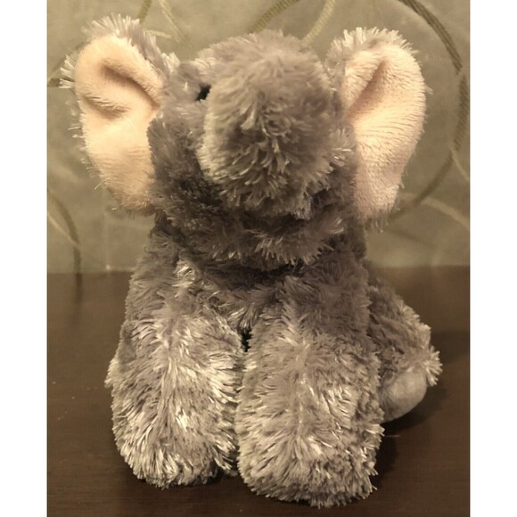 Aurora World Ellie 8” Gray Elephant Very Soft Stuffed Plush Animal Mini Flopsie - Picture 2 of 10